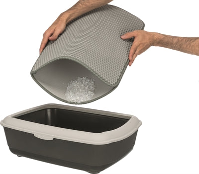 Trixie Opvangmat Voor Kattenbakken Eva Grijs