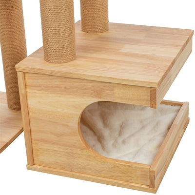 Trixie Krabpaal Thiago Hout Naturel / Wit